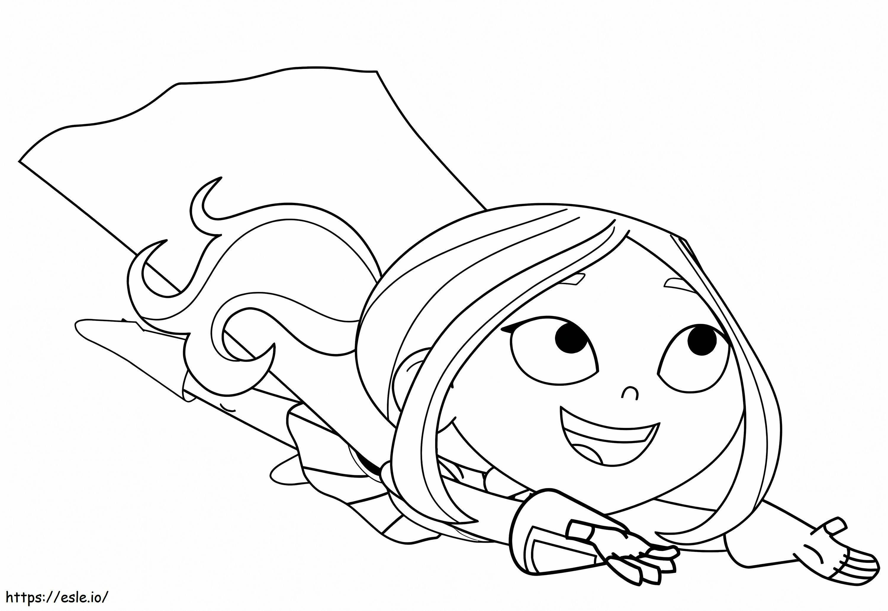 Lucita Sky Hero Elementary coloring page