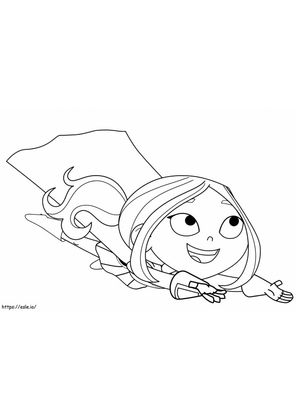 Lucita Sky Hero Elementary coloring page