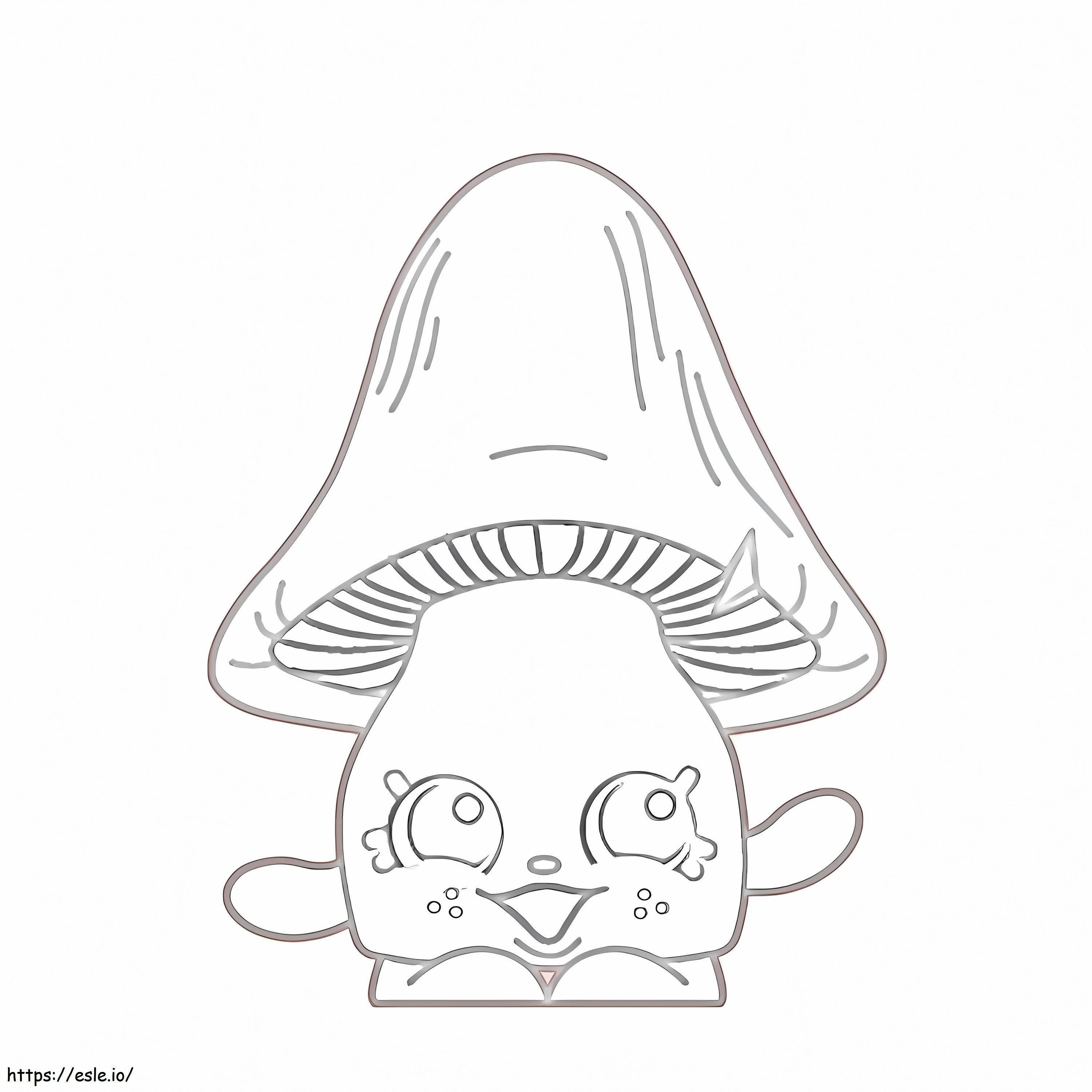 Milly Mushroom Shopkin coloring page