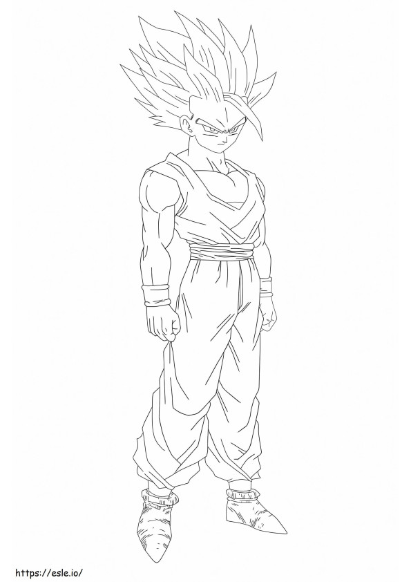 Gohan arrabbiato