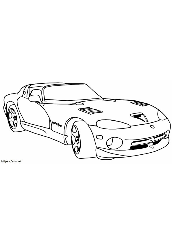 1560417434 Dodge Viper A4 coloring page