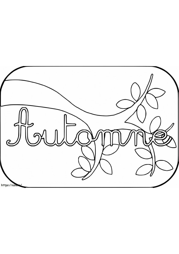 Fall 1 1 coloring page