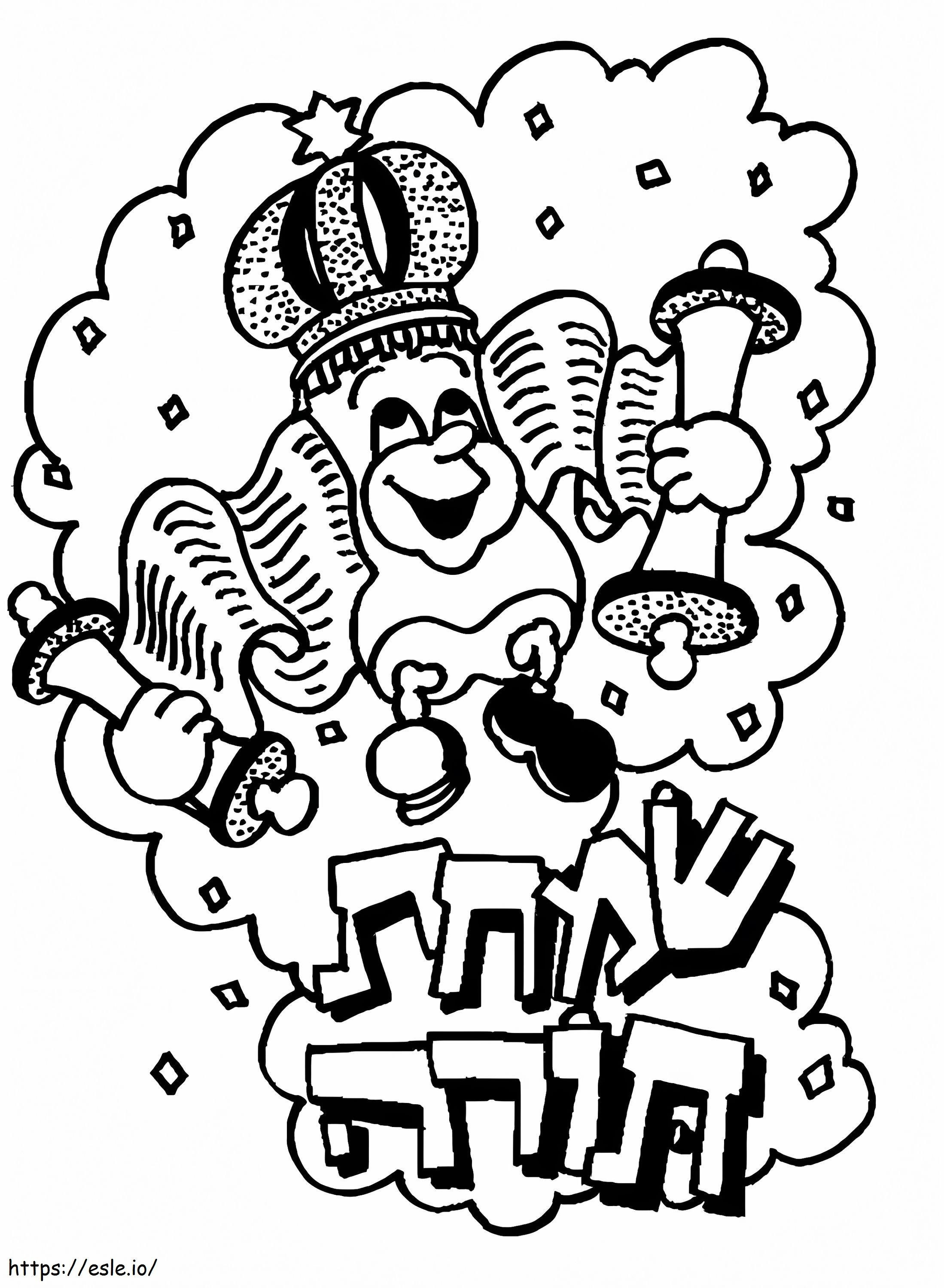 Simchat Torah 10 coloring page