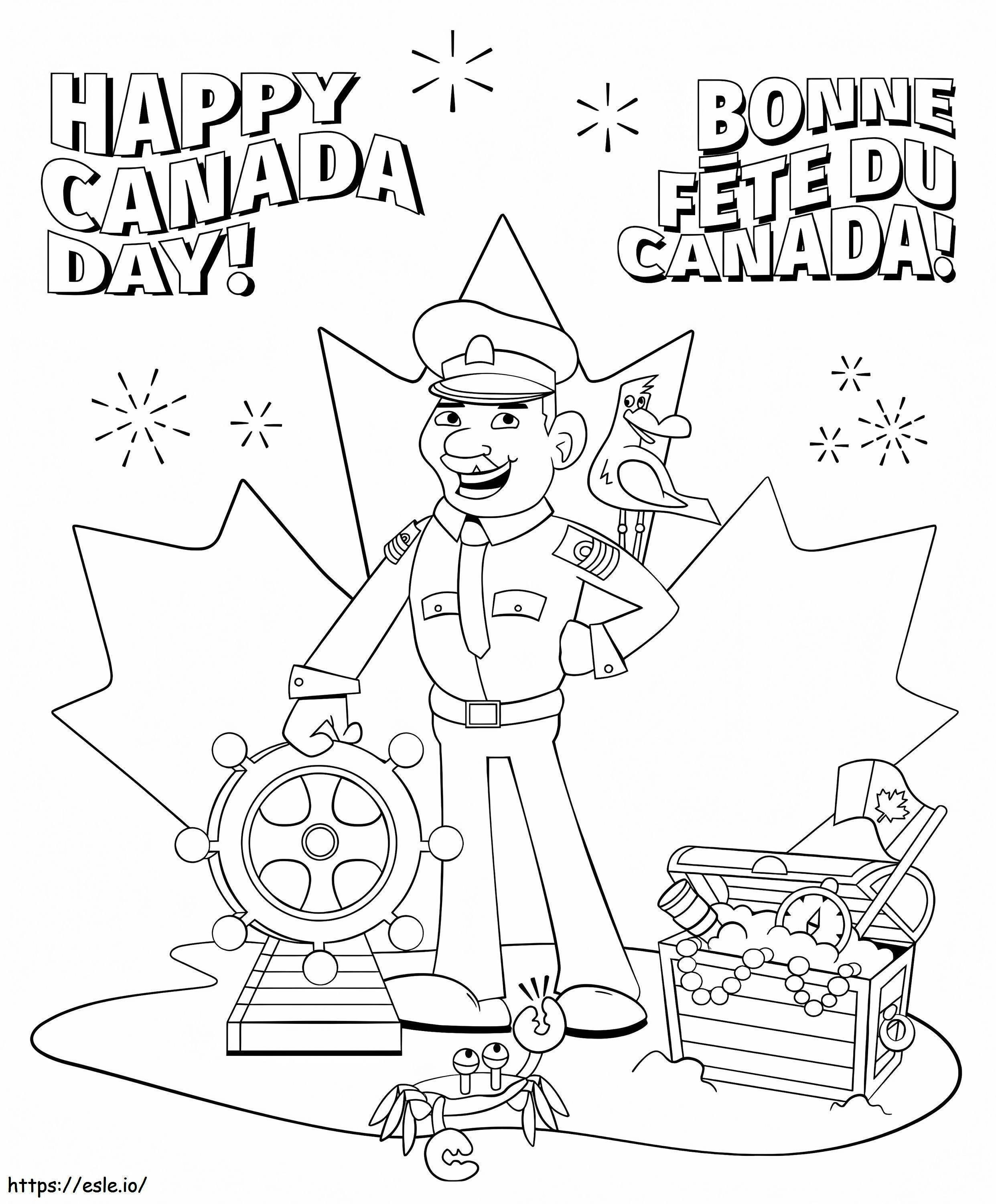 Canada Day 7 coloring page
