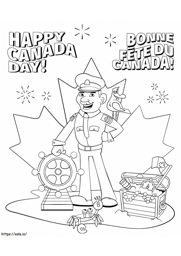 Dzień Kanady 7 kolorowanka