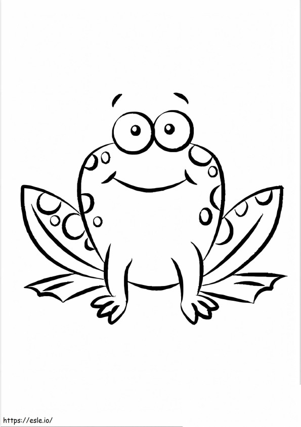 Lächelnder Frosch