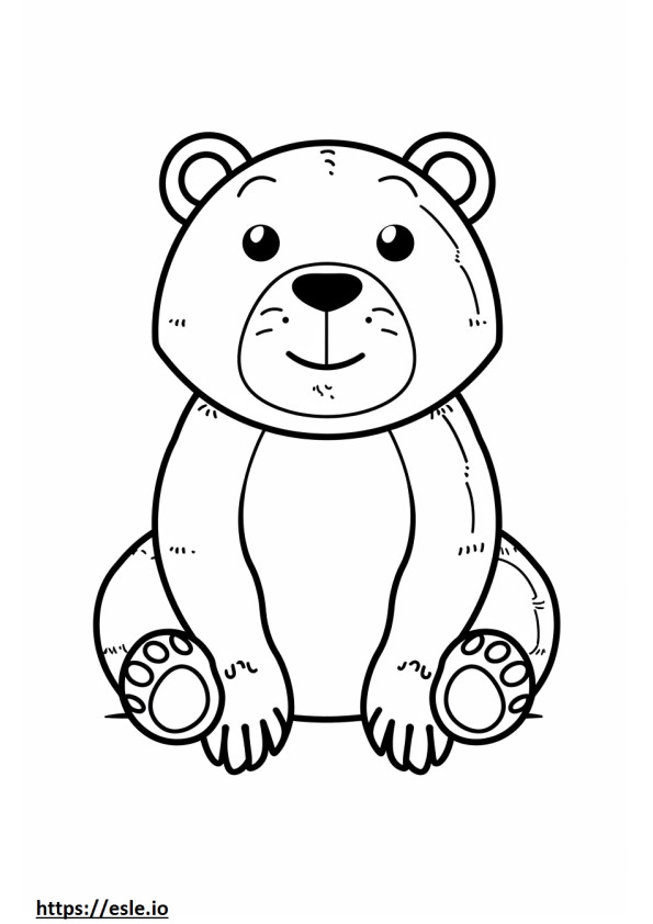 Aidi full body coloring page