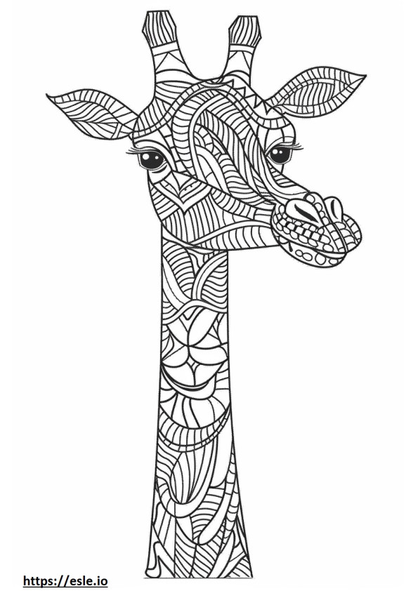 Aidi full body coloring page