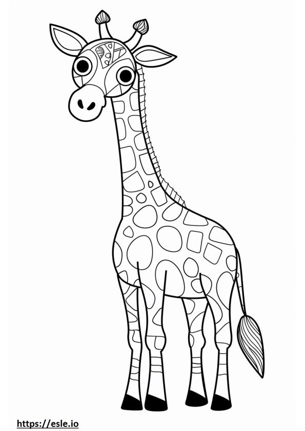 Aidi Friendly coloring page