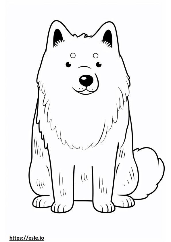 Ainu full body coloring page