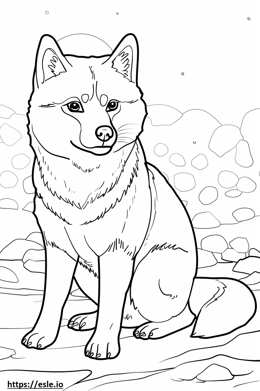 Ainu Friendly coloring page