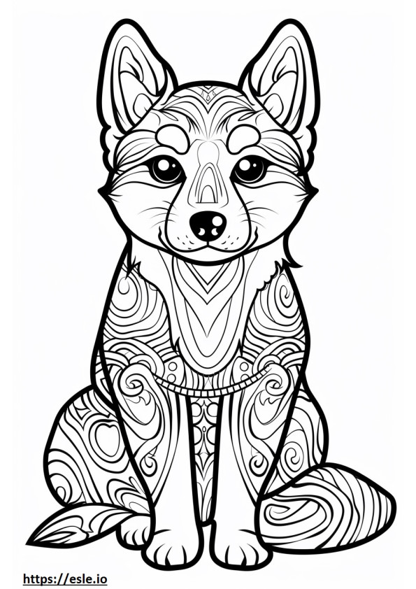 Ainu Friendly coloring page