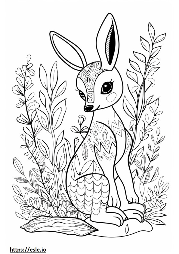 Airedoodle Playing coloring page