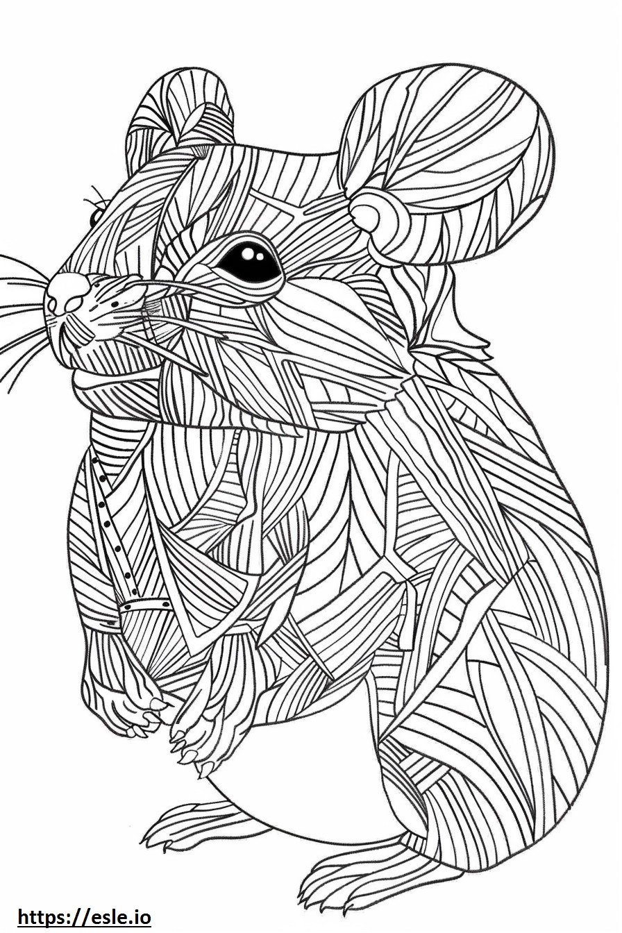 Airedoodle Playing coloring page