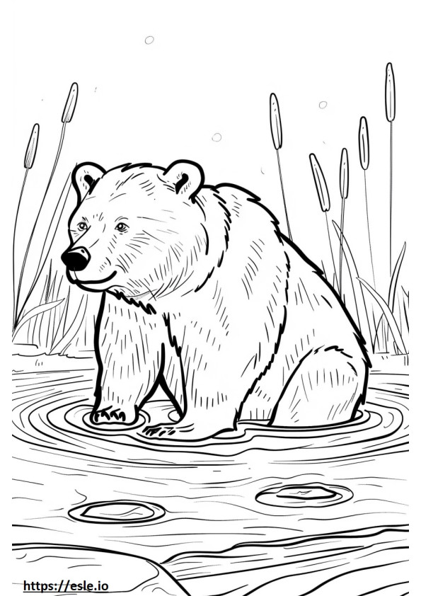 Alusky Playing coloring page