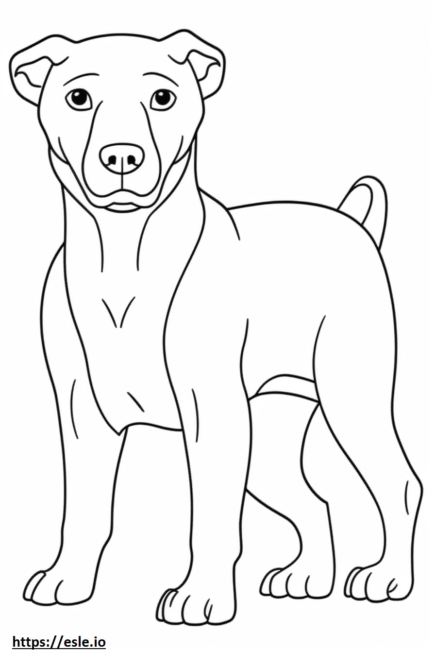Appenzeller Dog baby coloring page