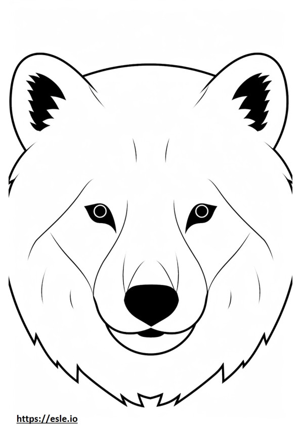Arctic Fox arc szinező