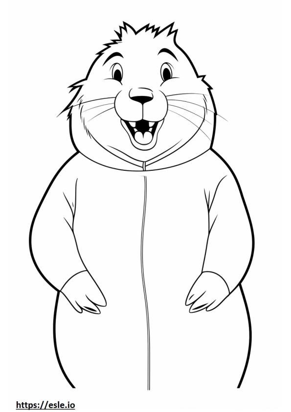Arctic Hare mosoly emoji szinező