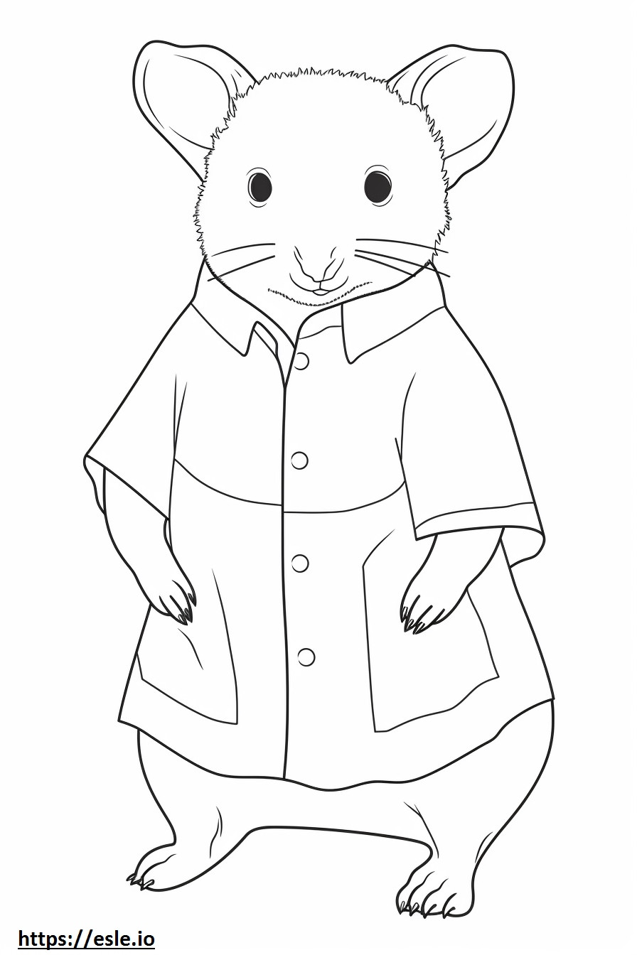 Aussiedor baby coloring page