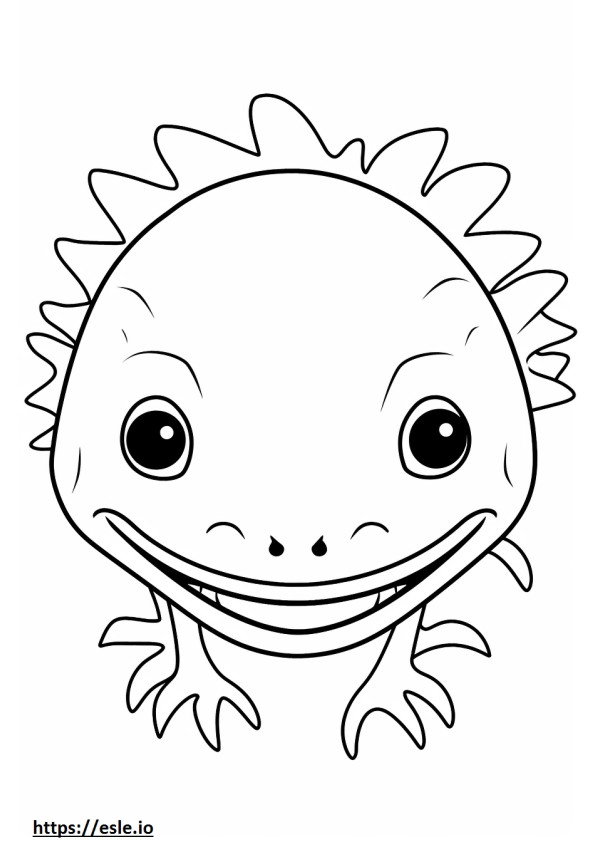 Axolotl arca szinező