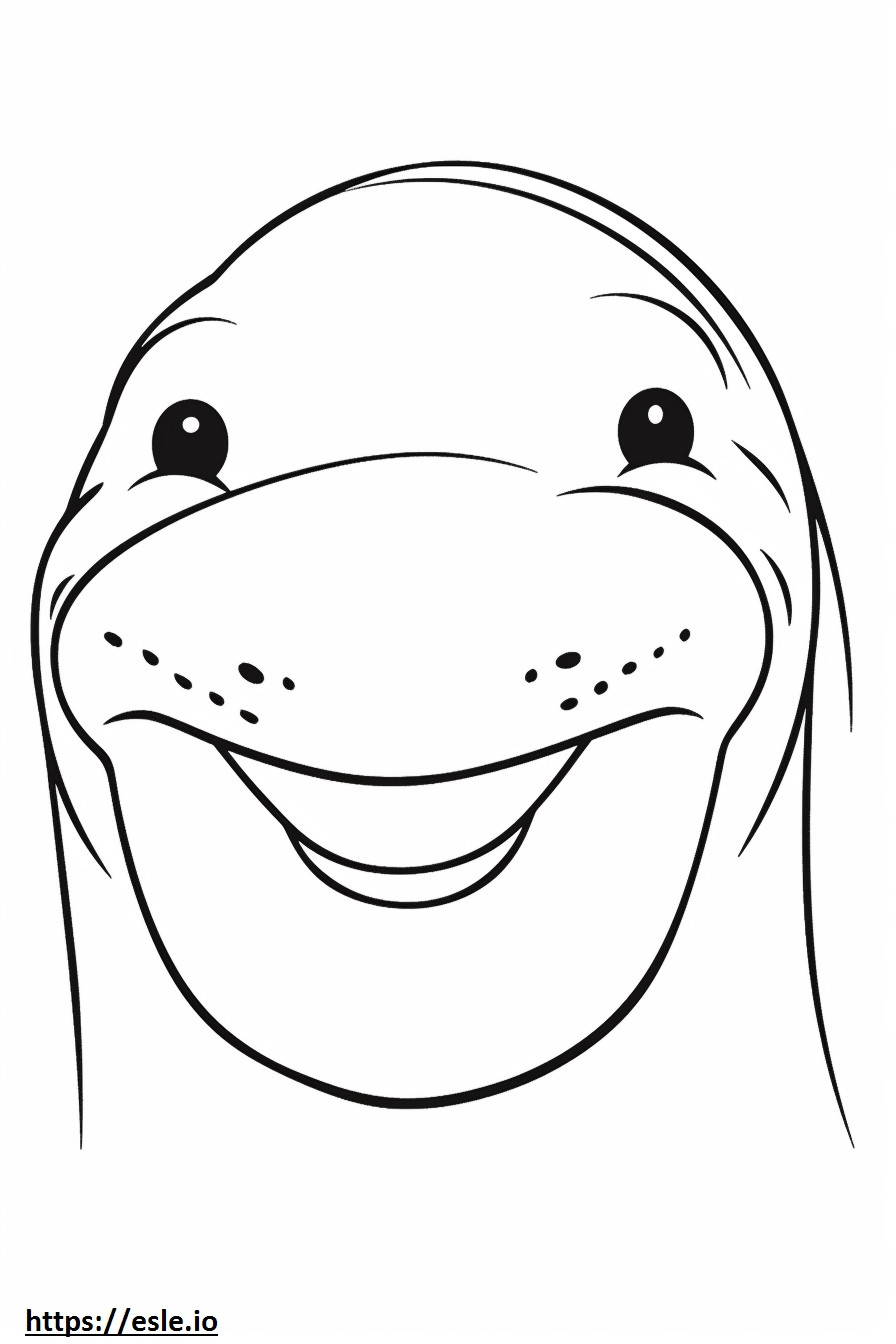 Emoji uśmiechu Bassetoodle kolorowanka