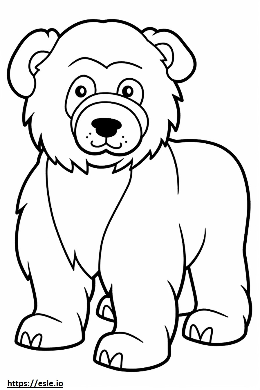 Bea-Tzu full body coloring page