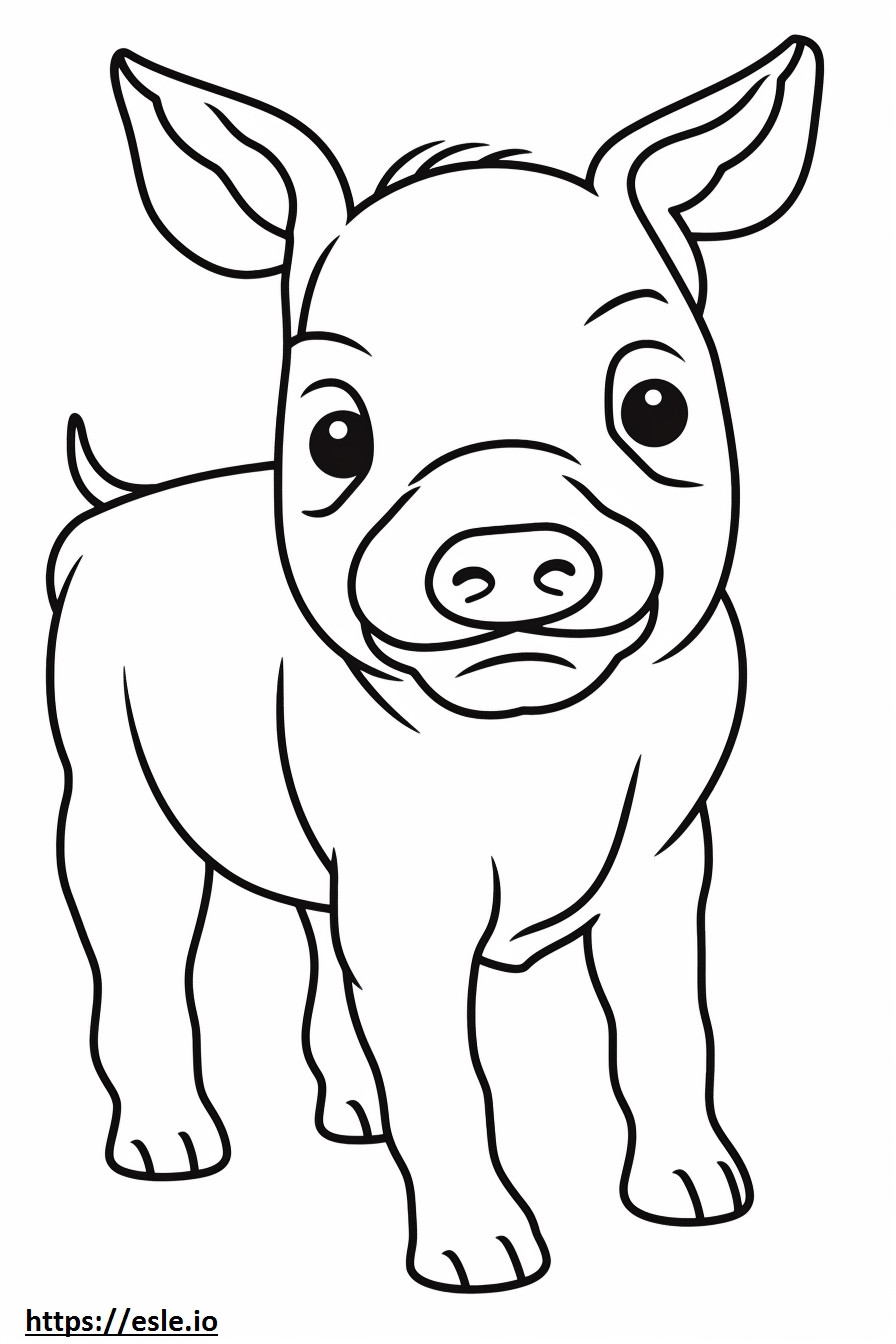 Beabull baby coloring page