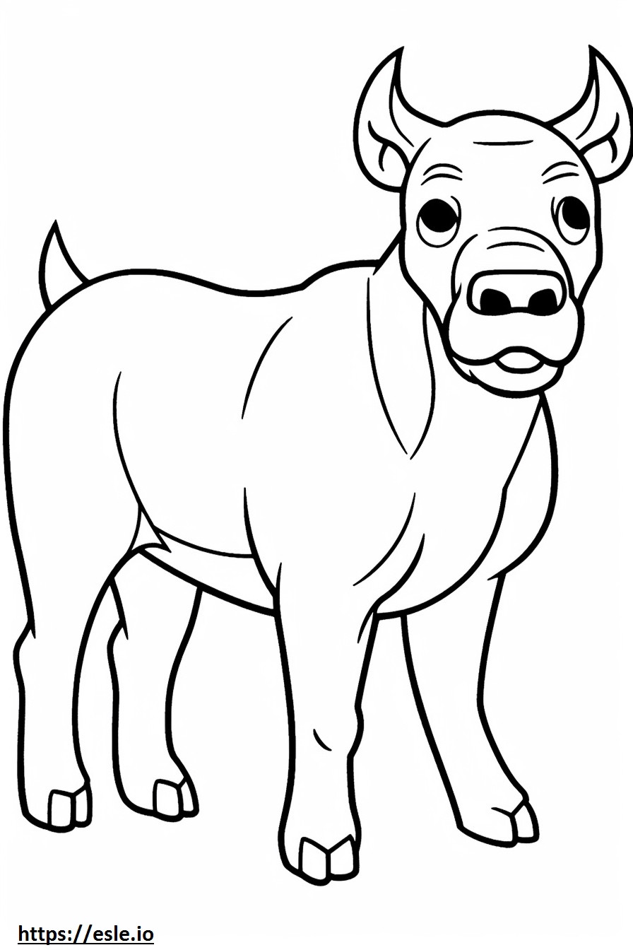 Beabull Playing coloring page