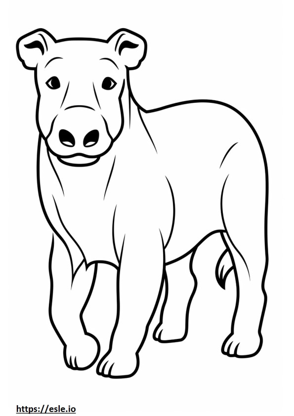 Beabull Playing coloring page