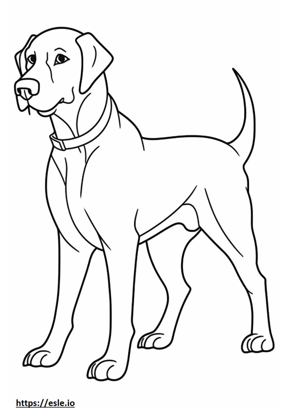 Beaglier Friendly coloring page