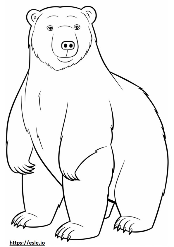 Beago full body coloring page