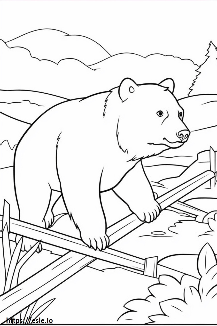 Beago Playing coloring page