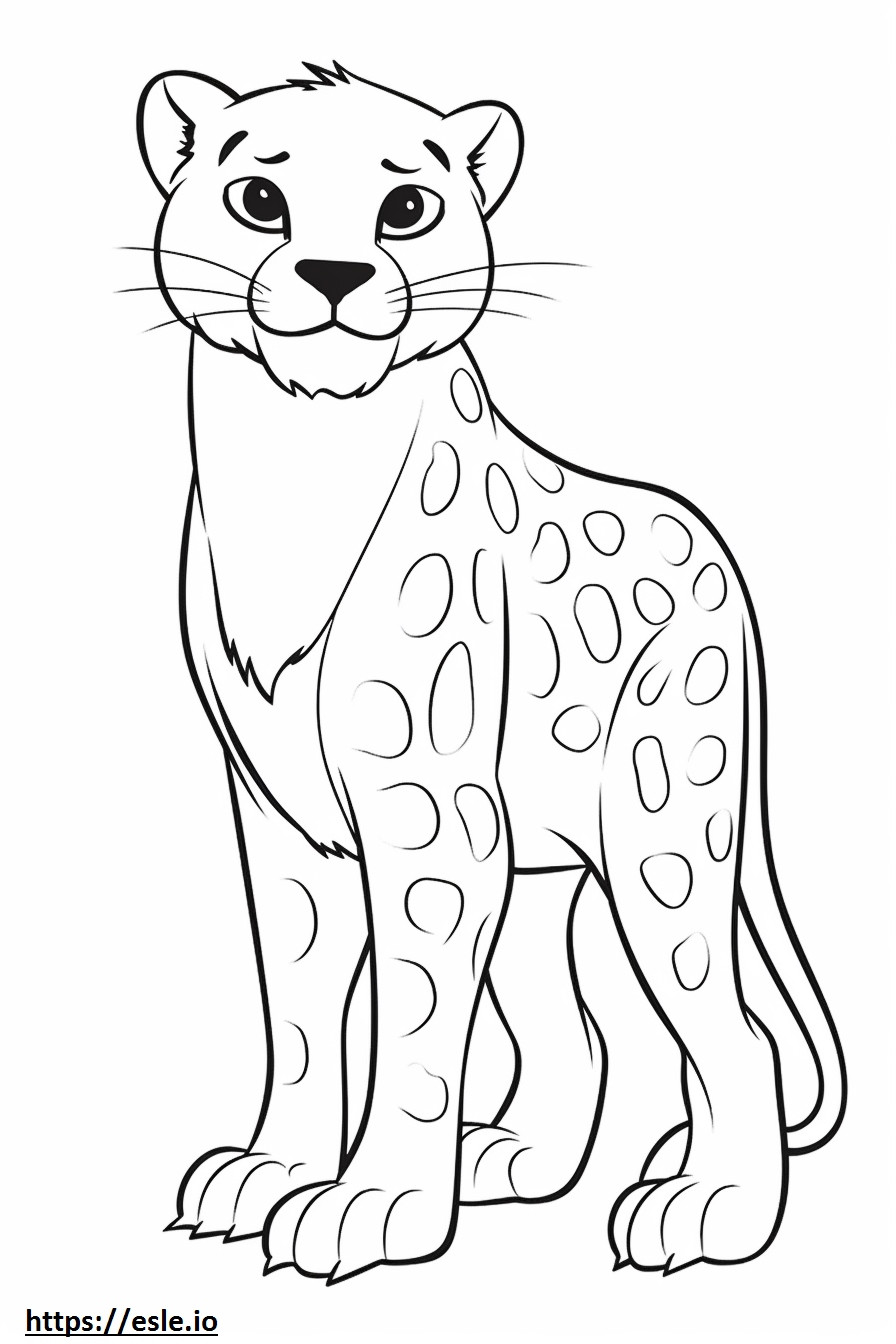 Beaski happy coloring page