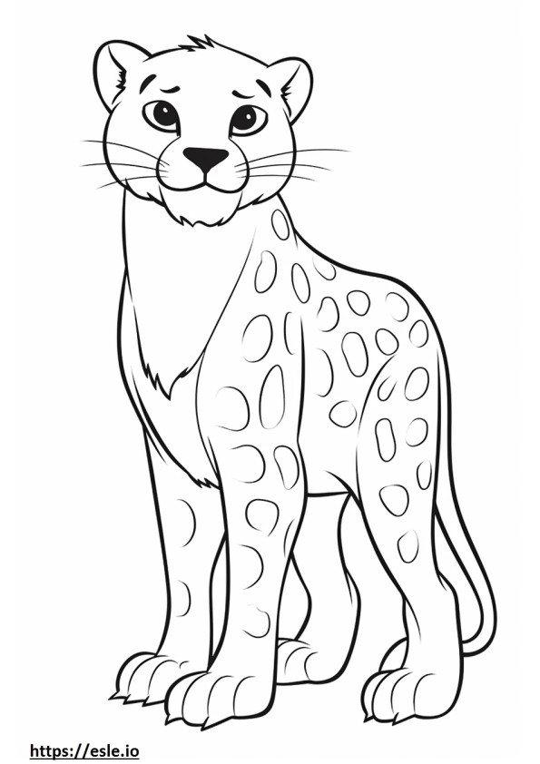 Beaski happy coloring page