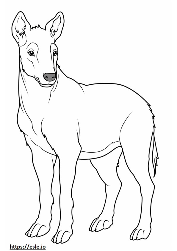 Beauceron baby coloring page