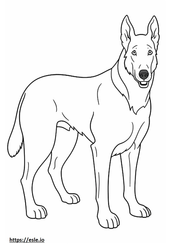 Beauceron Friendly coloring page