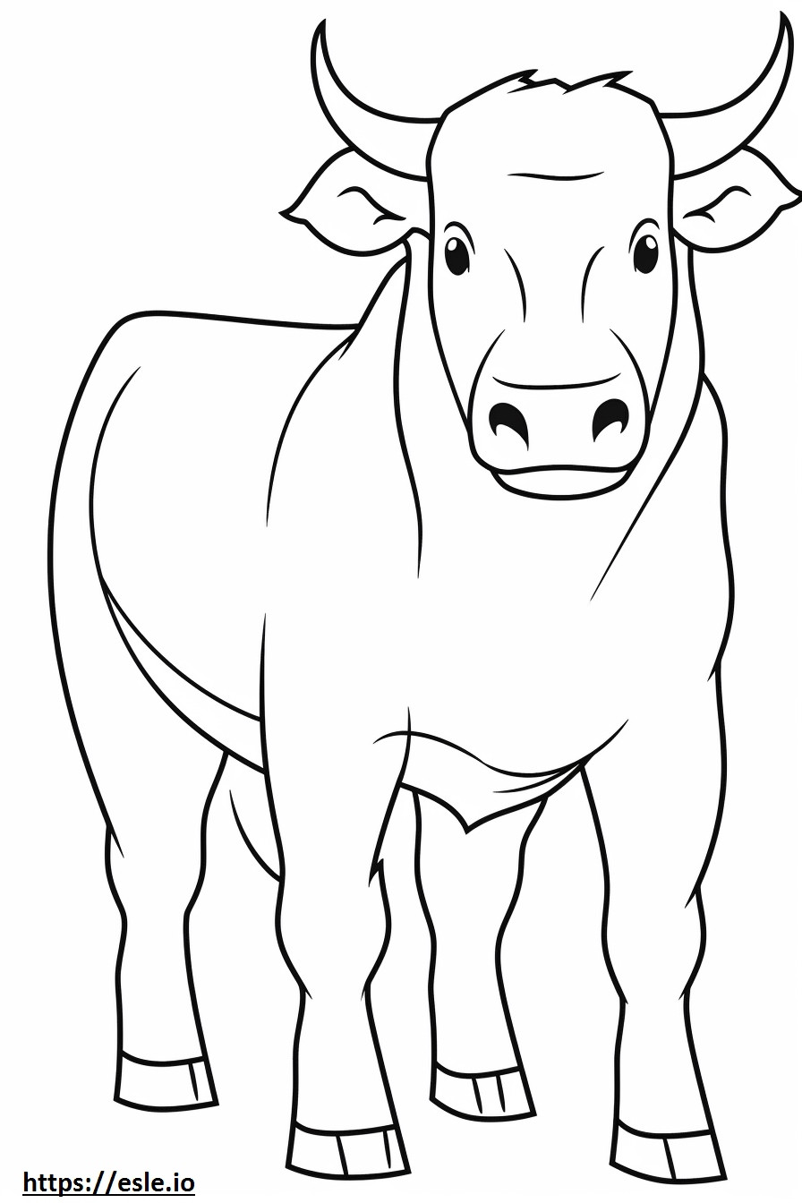 Beefalo Friendly coloring page