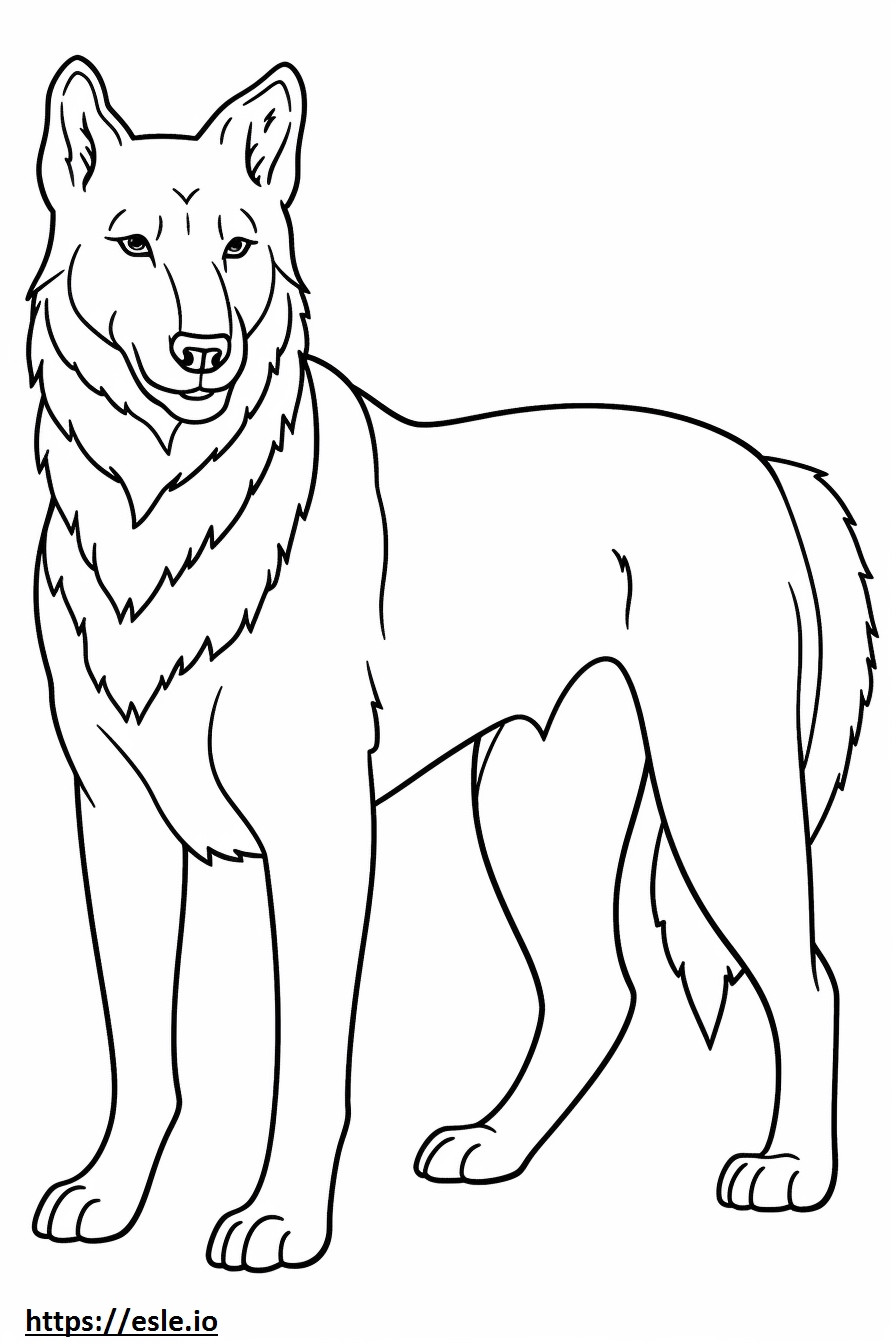 Berger Picard full body coloring page