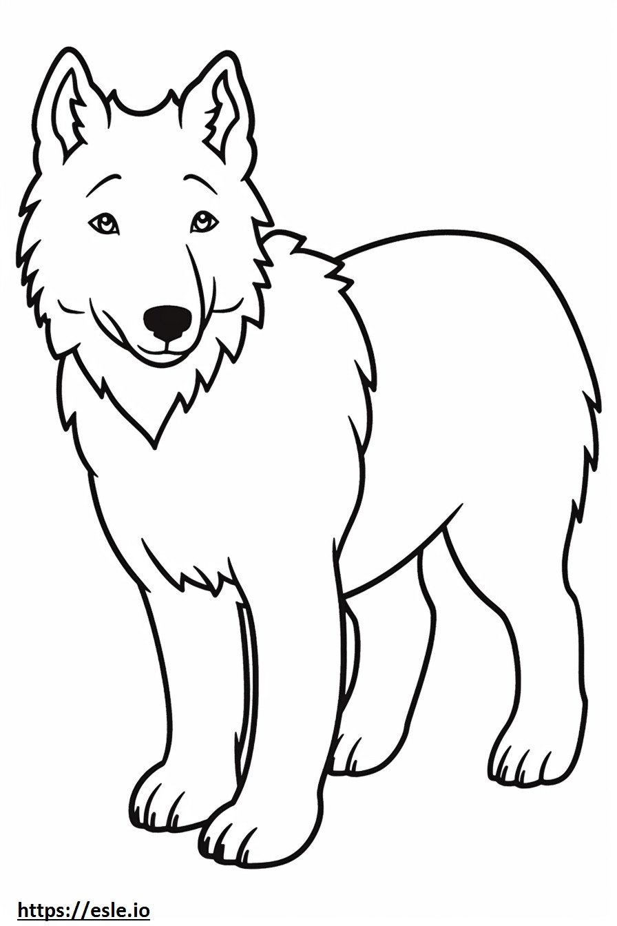 Berger Picard cute coloring page