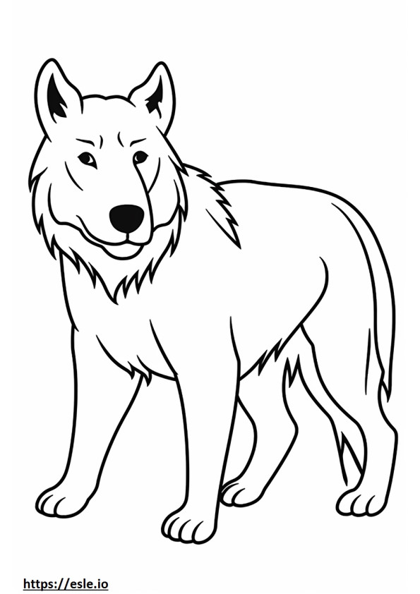 Berger Picard cute coloring page