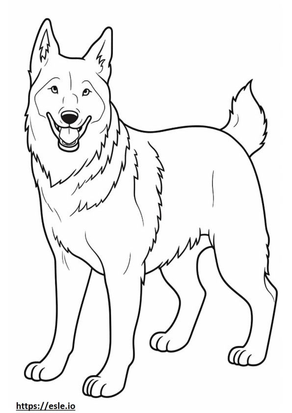 Berger Picard happy coloring page