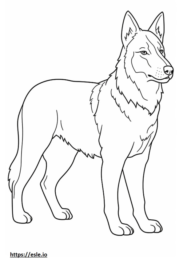 Berger Picard Playing coloring page