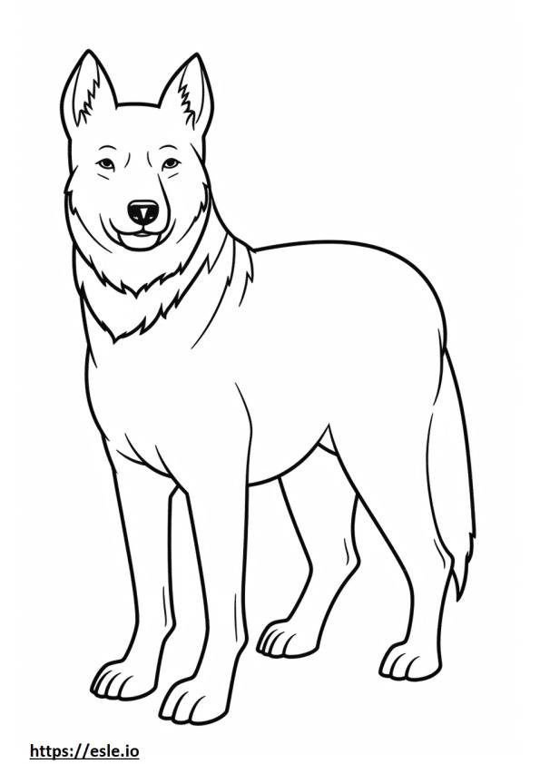 Berger Picard Friendly coloring page