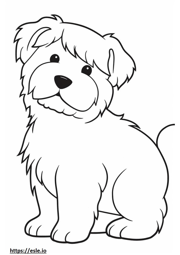 Filhote de Biewer Terrier para colorir