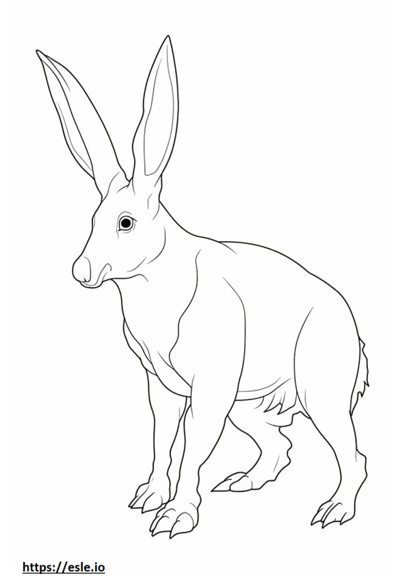 Bilby Playing coloring page