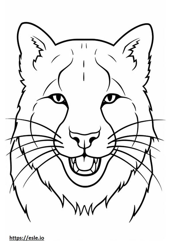 Bobcat hymy emoji värityskuva