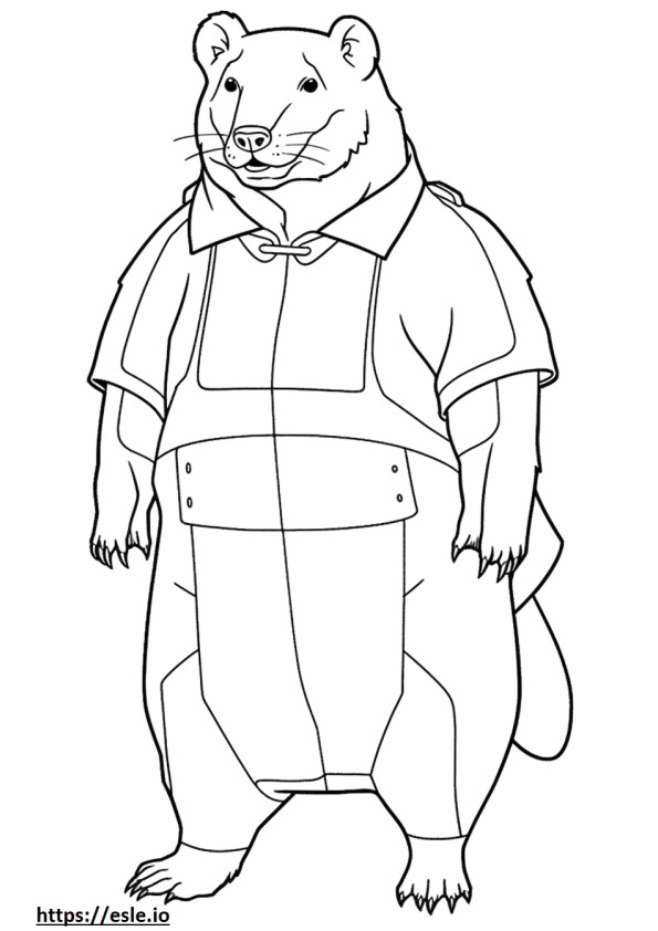 Boggle full body coloring page