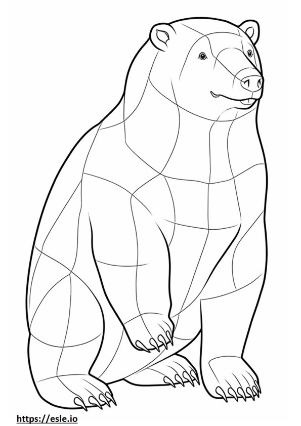 Boggle full body coloring page