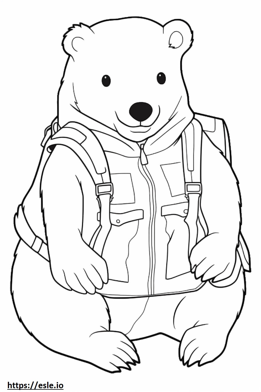 Boggle baby coloring page