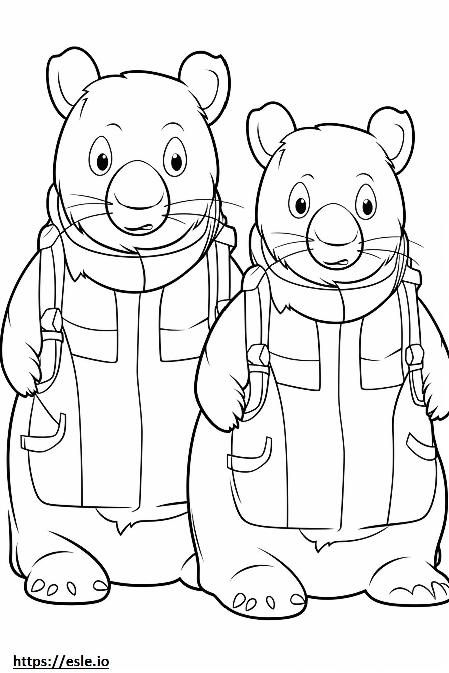 Boggle cute coloring page